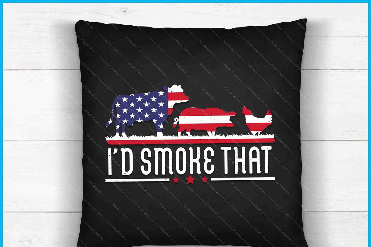 4th July Food Patriotic BBQ Chef SVG, an Object Graphic by Creativeusart (Photo 4 of 4)