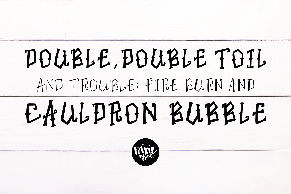 WICKEDLY a Decorative Halloween Font preview 3