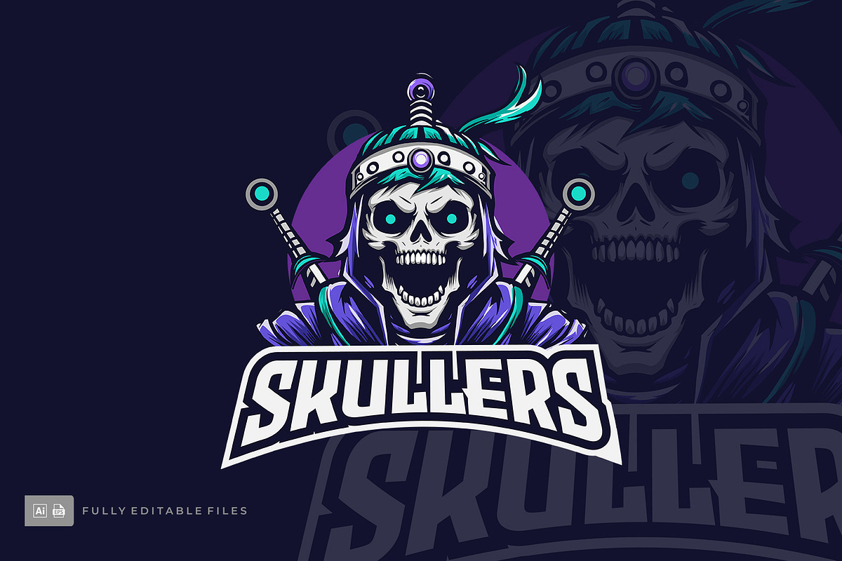 Skullers Logo Templates, a Branding & Logo Template by Stock Shape