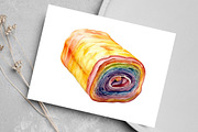 Watercolor Sweet Treats Clipart, an Illustration by Canvas Craft (Thumbnail 4 of 7)