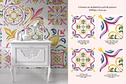 Majolica Tile Pattern, a Pattern Graphic by Rachel Art Studio (Thumbnail 2 of 10)