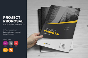 Project Business Proposal v5, a Brochure Template by Miyaji75