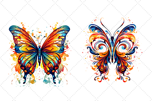 Abstract Butterfly Sublimation