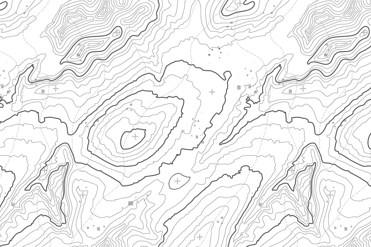 Seamless topographic map pattern., a Texture Illustration by RDShop