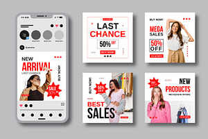 Modern Fashion Sell Social Media, a Social Media Template by MightyDesign