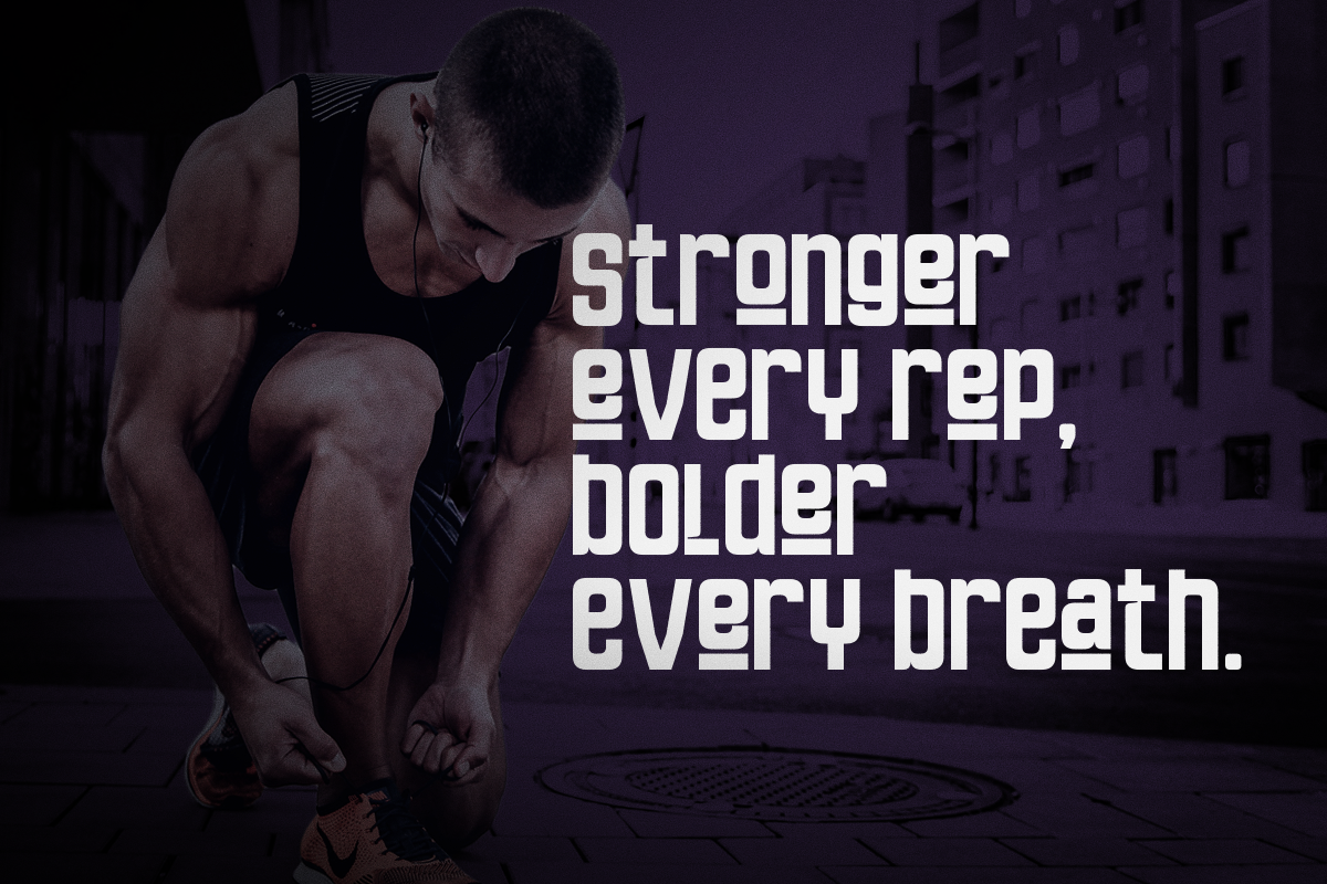 Sportek - Bold Condensed Typeface, a Sans Serif Font by PuriCreative (Photo 4 of 9)
