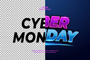 Text Effect Cyber Monday, a Brushes & More by Navy Graphic (Thumbnail 2 of 2)