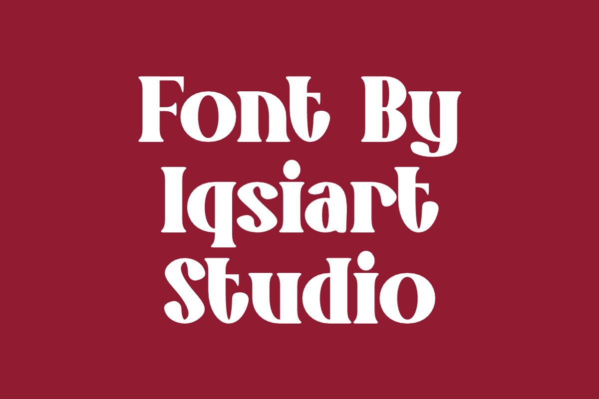 Sregko - Retro Ligatures Font, a Serif Font by Iqsiart Studio (Photo 4 of 8)
