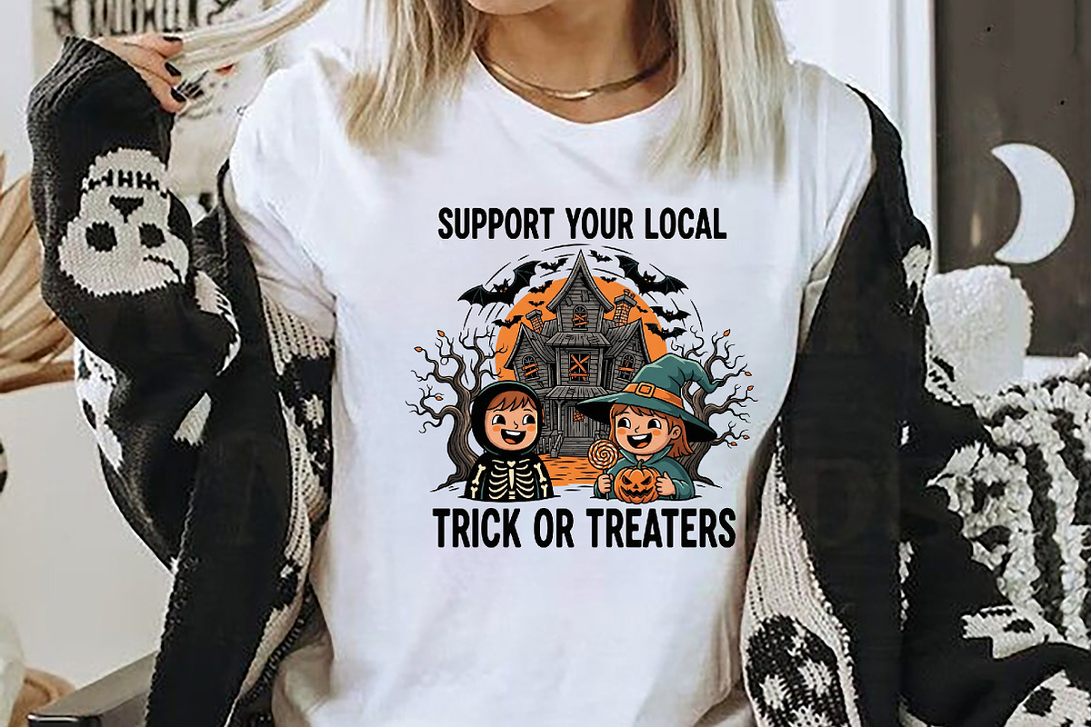 Support Your Local Trick or Treaters, an Illustration by Rose Art (Photo 3 of 5)