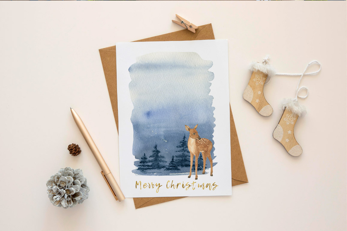 Frosty winter watercolor set, an Illustration by PS_patterns (Photo 5 of 5)