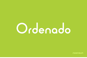 Ordenado Font - Round San Serif