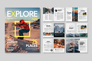 Travel Magazine Template, a Magazine Template by BrandPacks (Thumbnail 2 of 7)