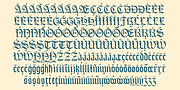IanSegoe, a Blackletter Font by Ingrimayne Type (Thumbnail 8 of 8)