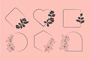 Hand-Drawn Magnolia. Linocut set, a Background Graphic by Lettering_Logo (Thumbnail 6 of 17)