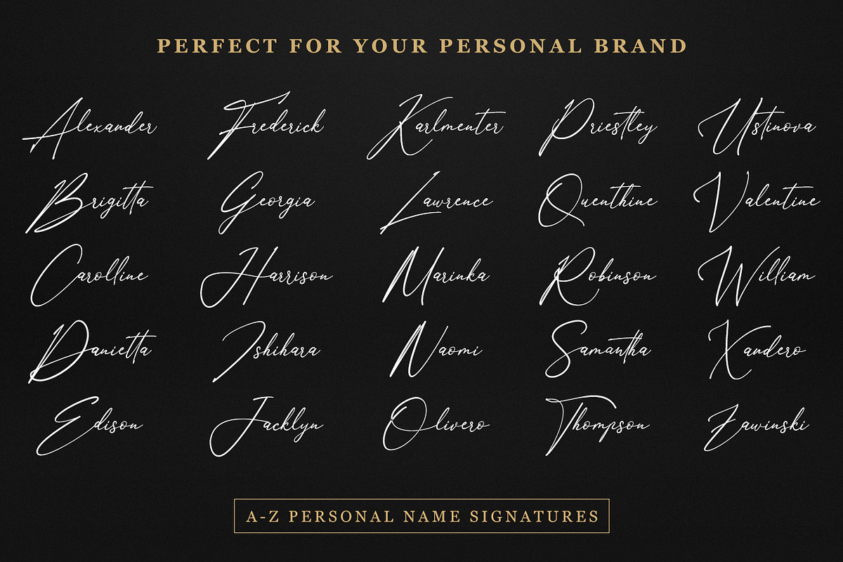 Anthoni Signature Script Font preview 3