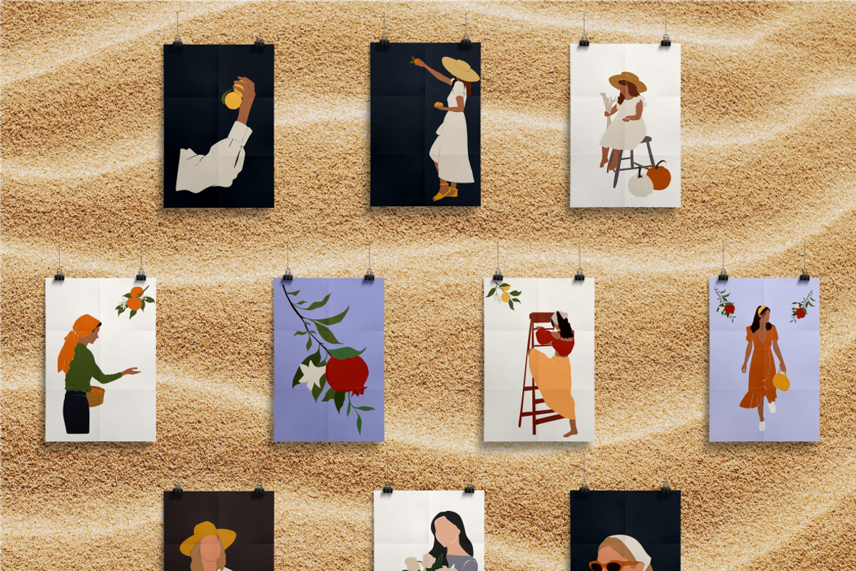 Autumn Harvest vector Collection, an Illustration by Yana_mide (Photo 4 of 8)