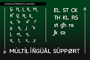 Kufkan - Modern Geometric Font, a Sans Serif Font by RagamKata (Thumbnail 7 of 10)