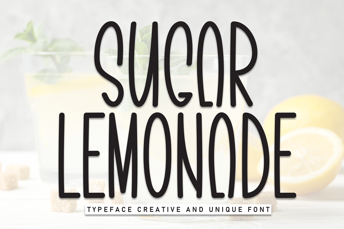 Sugar Lemonade | Script Font, a Script Font by Scratchones (Photo 1 of 8)