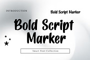 Bold Script Marker, a Script Font by Wow Magic (Thumbnail 1 of 3)