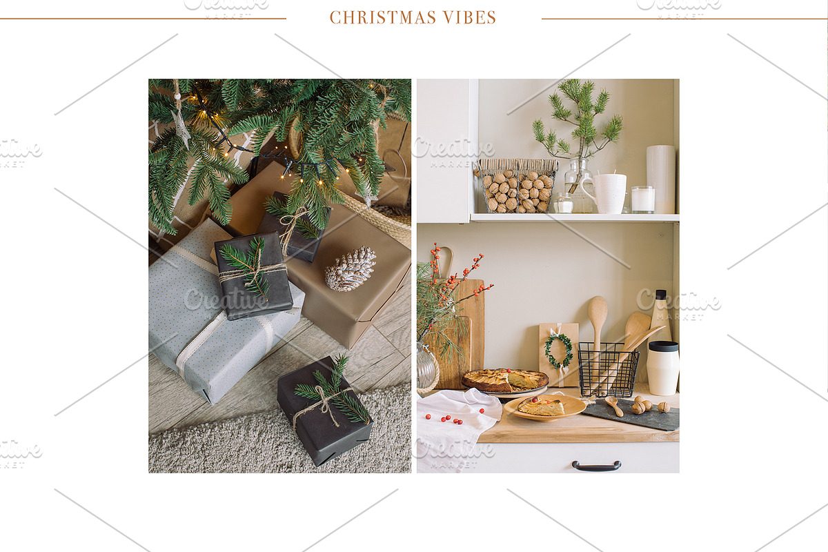 Christmas Vibes#2 | 16 Styled Photos, a Holiday Photo by Nina Stock Photos (Photo 2 of 8)