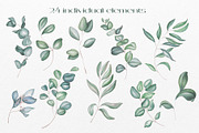 Greenery. Watercolor illustration, a Decorative Illustration by DamriNa art (Thumbnail 2 of 11)
