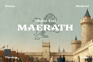 Maerath Medieval Display Font