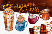 Autumn Coziness - Watercolour Set, a Food Illustration by Aquarellina (Thumbnail 1 of 9)
