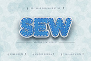 Jeans Textile - Editable Text Effect, a Layer Style Add-On by rwgusev (Thumbnail 2 of 5)