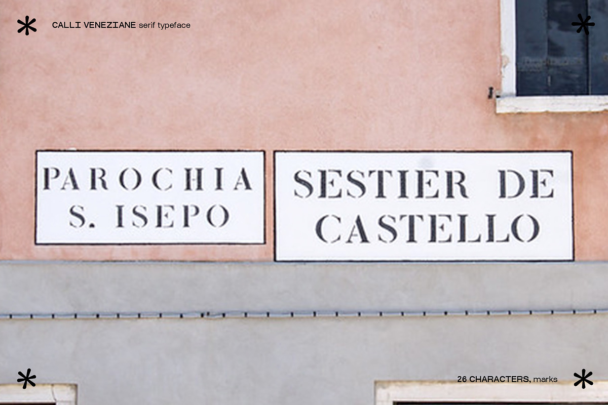 CALLI VENEZIANE Serif Font, a Font by MDP TYPEFACES (Photo 6 of 6)