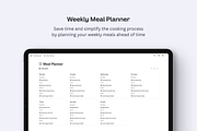 The Meal Hub - Notion Meal Planner, a Templates & Theme by mimu creates (Thumbnail 2 of 5)