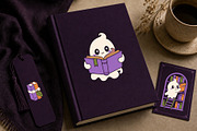 49 Cozy Halloween Ghost Illustration, a Seasonal Illustration by Christine Krahl (Thumbnail 14 of 18)