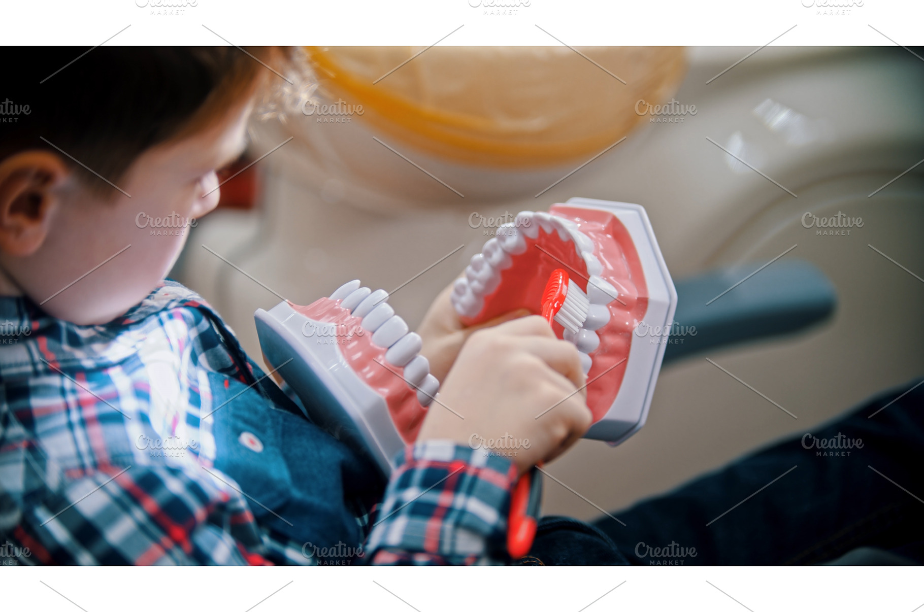 A little boy in the moren dentistry, a Person Photo by Barcelona_dreams