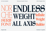 Norche - Serif Family, a Serif Font by Dora Typefoundry (Thumbnail 3 of 10)