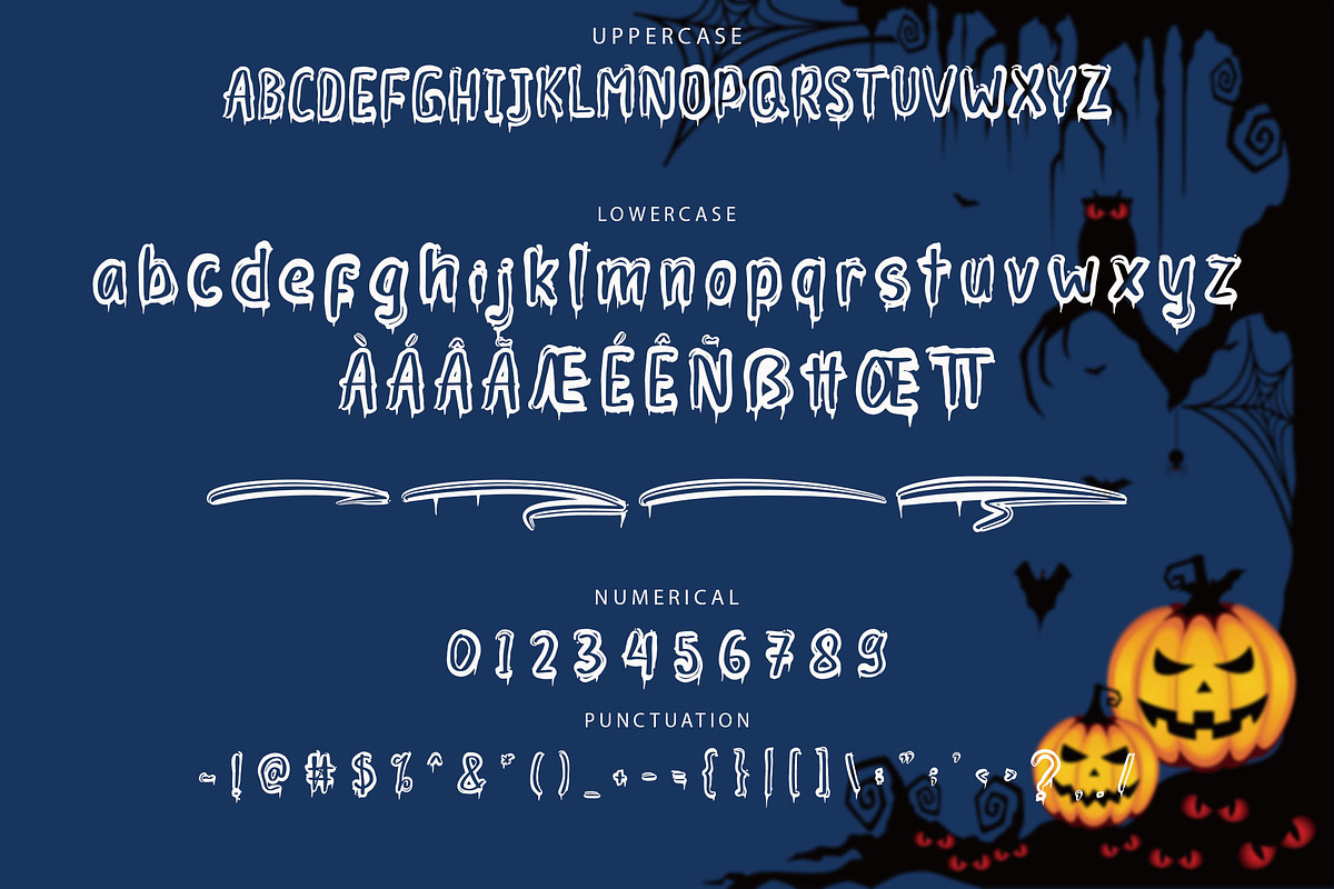 HENEWA - Halloween Font, a Font by NTC Graphic (Photo 7 of 8)