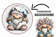Cute Easter Gnome Clipart, an Illustration by Libby Wishes (Thumbnail 2 of 6)