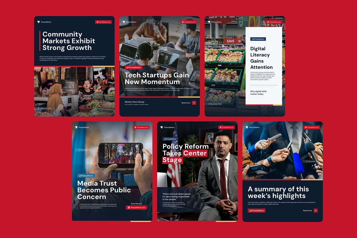Pressa - News Media Social Media, a Social Media Template by SLAB! Design (Photo 4 of 8)