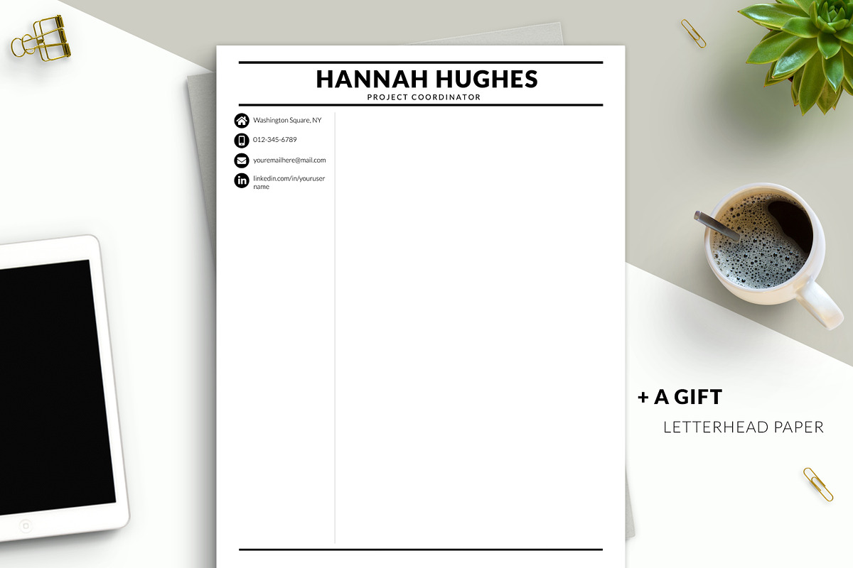 Modern CV Resume Template for Word, a Resume Template by BestResumes.Co (Photo 5 of 7)