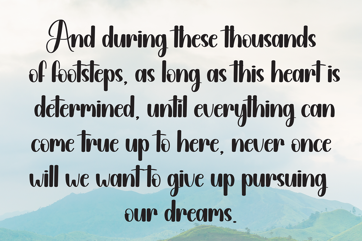 Adventure | Script Font, a Handwritten Font by Scratchones (Photo 6 of 9)