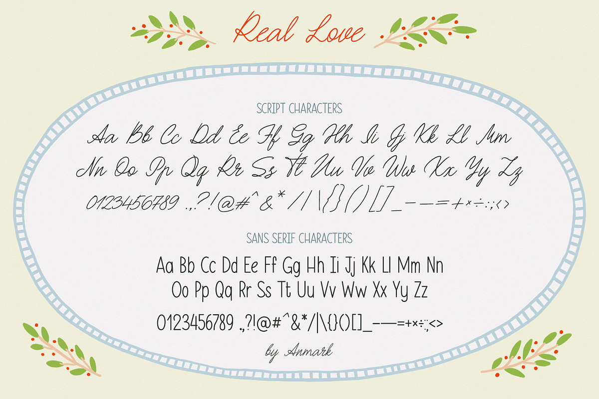 Real Love Wedding Font Duo, a Handwritten Font by AnMark (Photo 9 of 13)