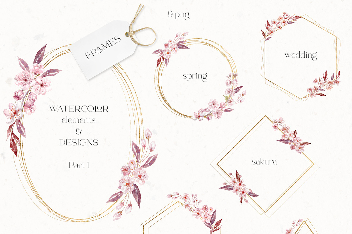 Sakura Blossom. Cherry Spring., a Seasonal Illustration by Designwork (Photo 3 of 23)