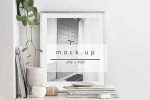 Frame mockup, minimalist mock up