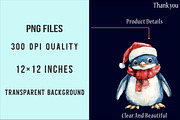 Watercolor Blue Christmas Clipart, an Illustration by SinaCreation (Thumbnail 4 of 5)