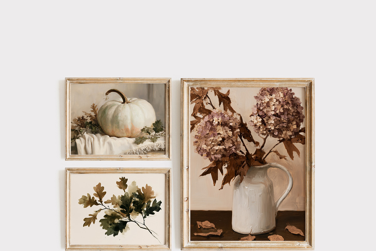 Vintage Autumn Wall Art Prints, a Background Graphic by Lana Elanor (Photo 6 of 12)