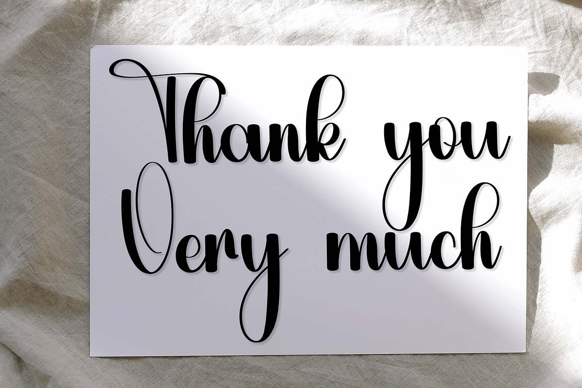 Haily, a Script Font by FreshTypeINK (Photo 6 of 7)