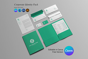 Business Identity Pack Canva & Word