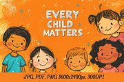 Every Child Matters | Orange T-Shirt, an Illustration by DesignHub (Thumbnail 1 of 3)