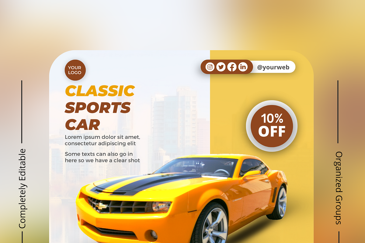 Automotive & Tech Design Templates I, a Social Media Template by Exceptionalways (Photo 8 of 36)
