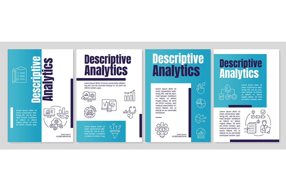 Types of automated data analytics, a Brochure Template by IMG Visuals