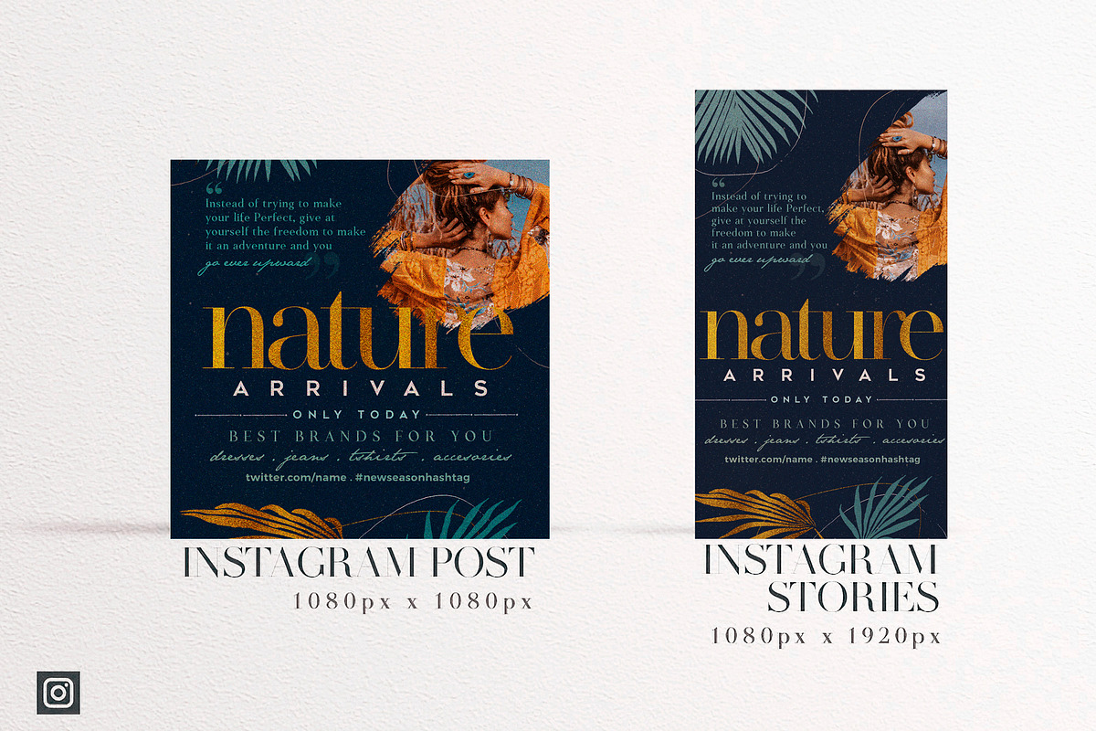 Nature - Social Media Pack, a Social Media Template by Touringxx Creative Studio (Photo 3 of 8)