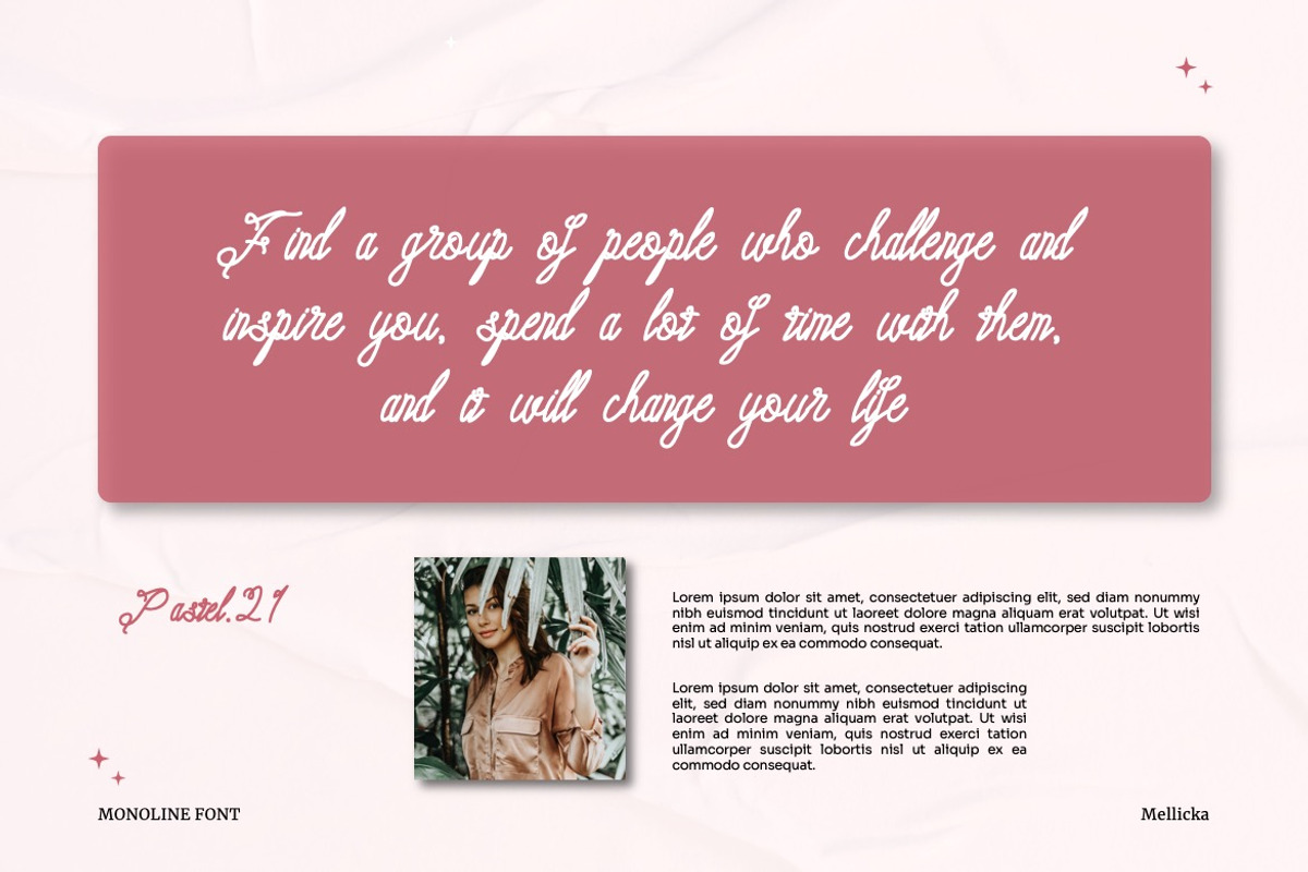 Mellicka - Fun Handwritten Font, a Handwritten Font by Dhabee (Photo 16 of 17)